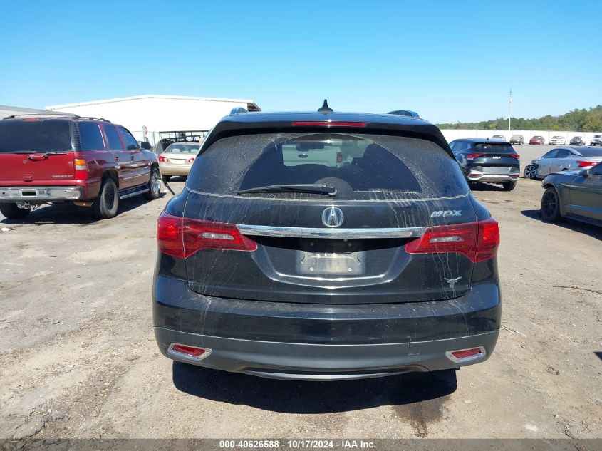 2015 Acura Mdx Technology Package VIN: 5FRYD3H41FB013901 Lot: 40626588