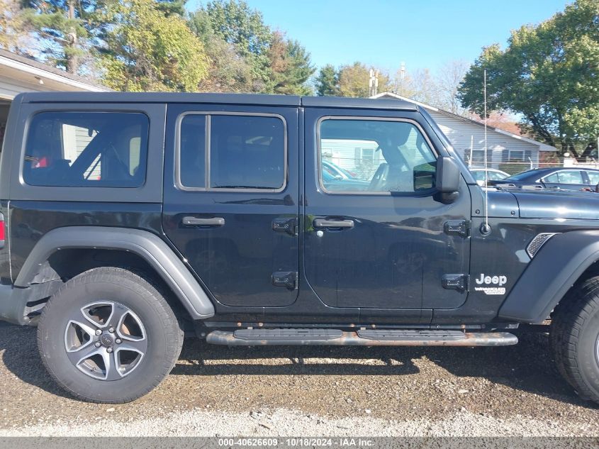 2019 Jeep Wrangler Unlimited Sport S 4X4 VIN: 1C4HJXDG8KW659153 Lot: 40626609