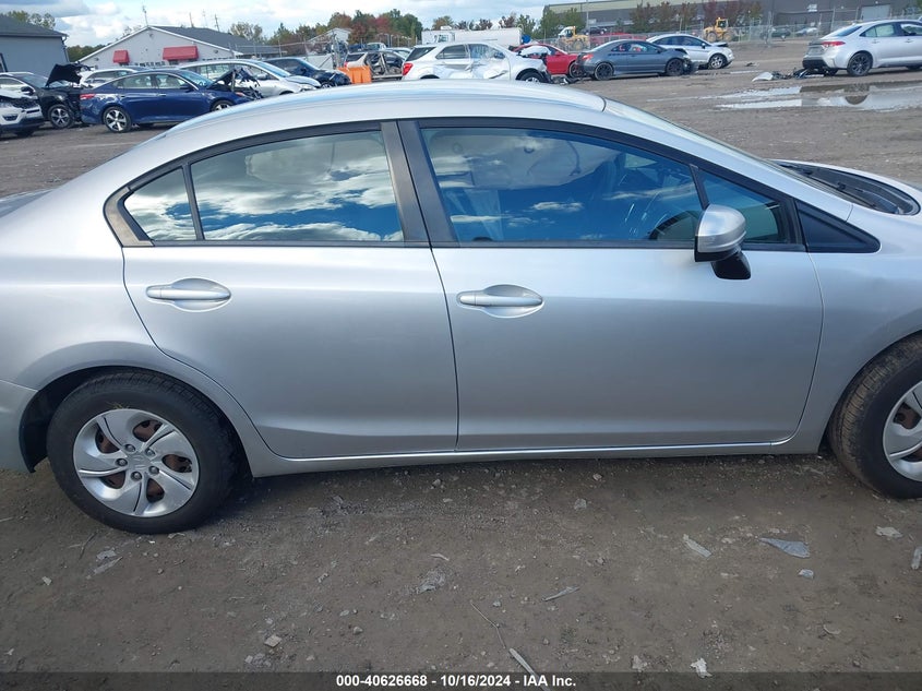 2014 HONDA CIVIC VIN: 19XFB2F50EE268080