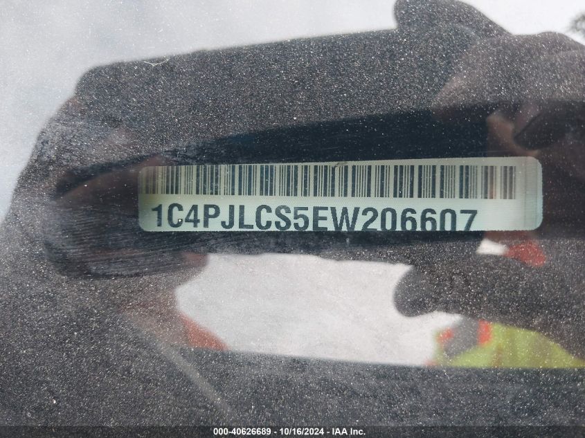 2014 Jeep Cherokee Latitude VIN: 1C4PJLCS5EW206607 Lot: 40626689
