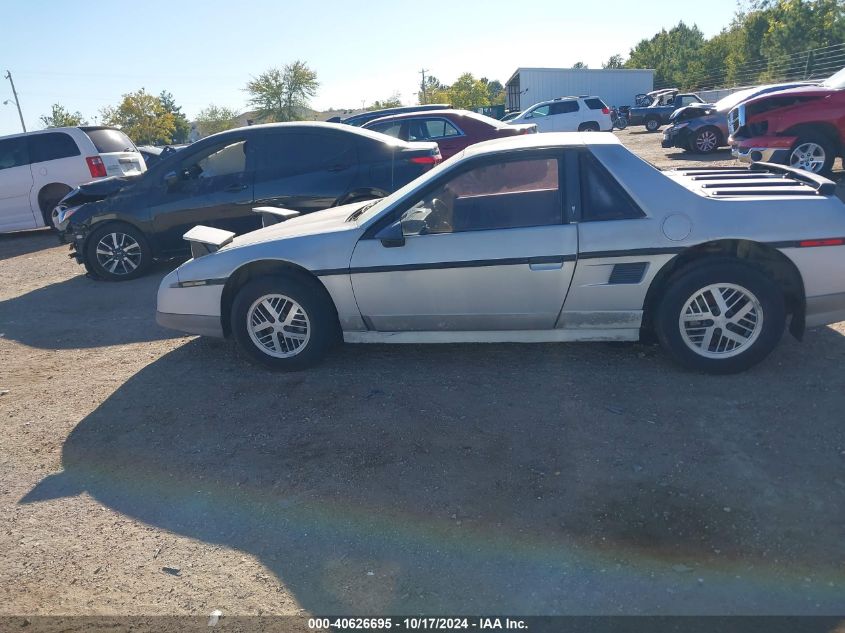 1985 Pontiac Fiero Gt VIN: 1G2PG3796FP224751 Lot: 40626695