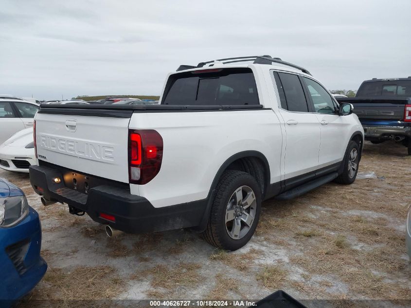 2024 Honda Ridgeline Rtl VIN: 5FPYK3F57RB009043 Lot: 40626727