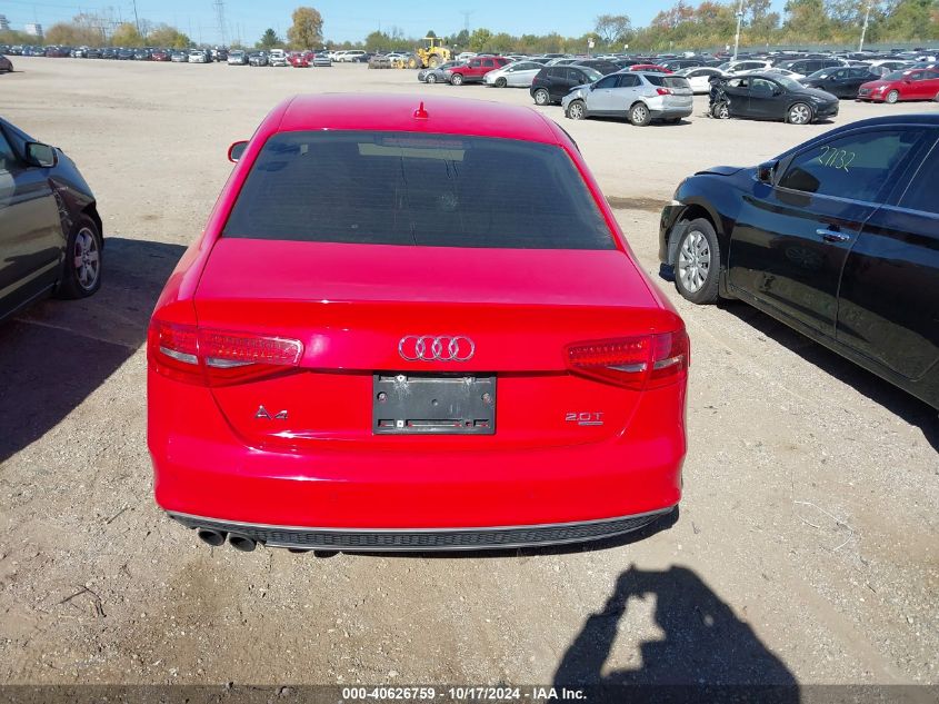 2014 AUDI A4 2.0T PREMIUM - WAUFFAFL8EN028135