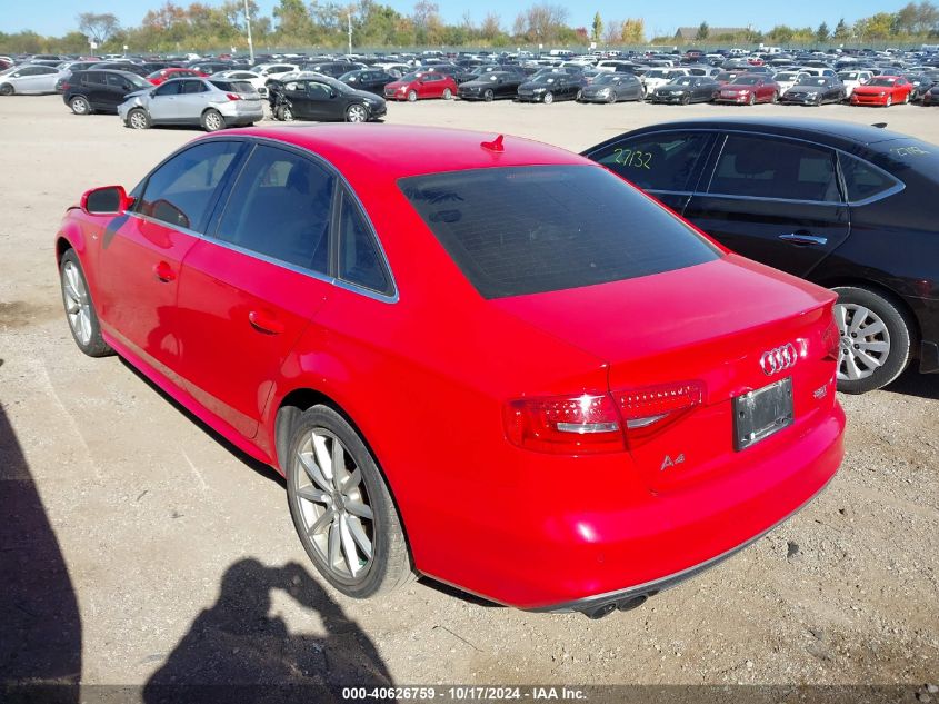 2014 AUDI A4 2.0T PREMIUM - WAUFFAFL8EN028135