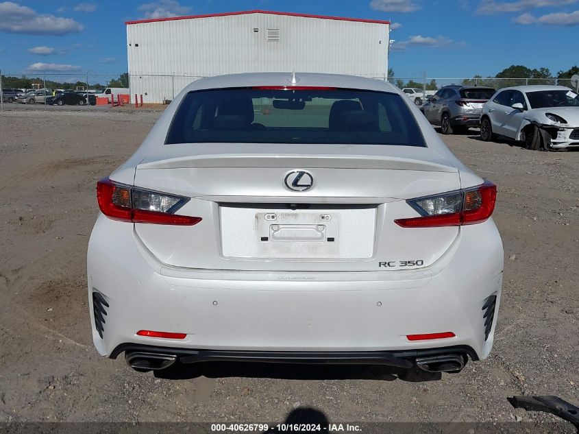 2016 Lexus Rc 350 VIN: JTHHE5BC2G5013398 Lot: 40626799