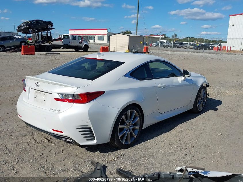 VIN JTHHE5BC2G5013398 2016 Lexus RC, 350 no.4