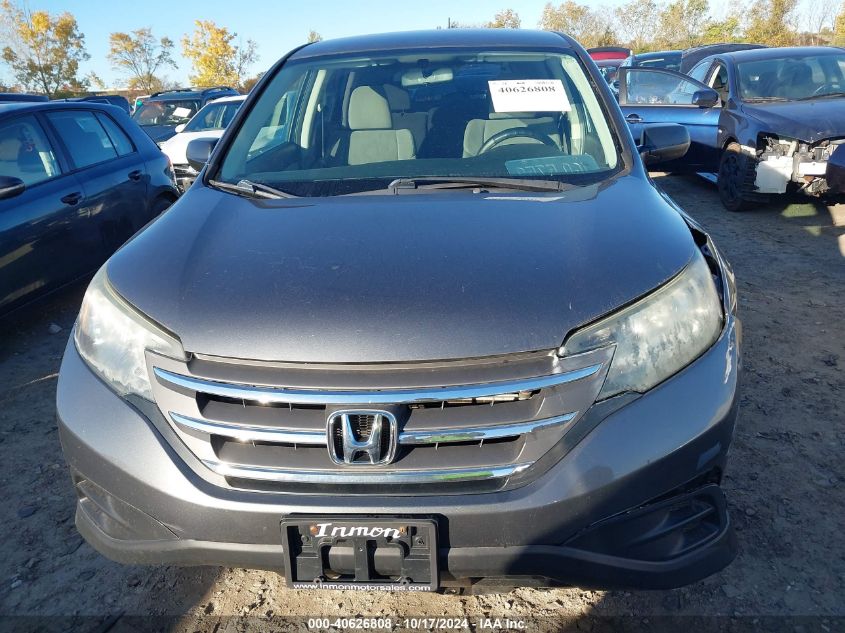 2013 Honda Cr-V Lx VIN: 2HKRM4H39DH629654 Lot: 40626808