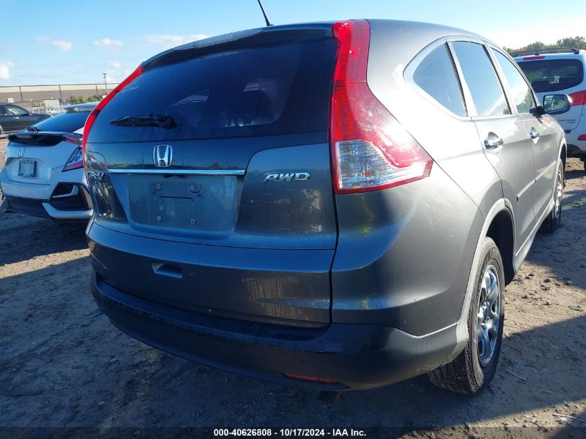 2013 Honda Cr-V Lx VIN: 2HKRM4H39DH629654 Lot: 40626808