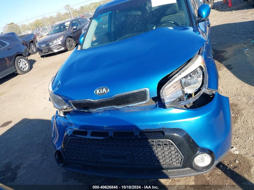 2016 Kia Soul + VIN: KNDJP3A58G7298519 Lot: 40626845