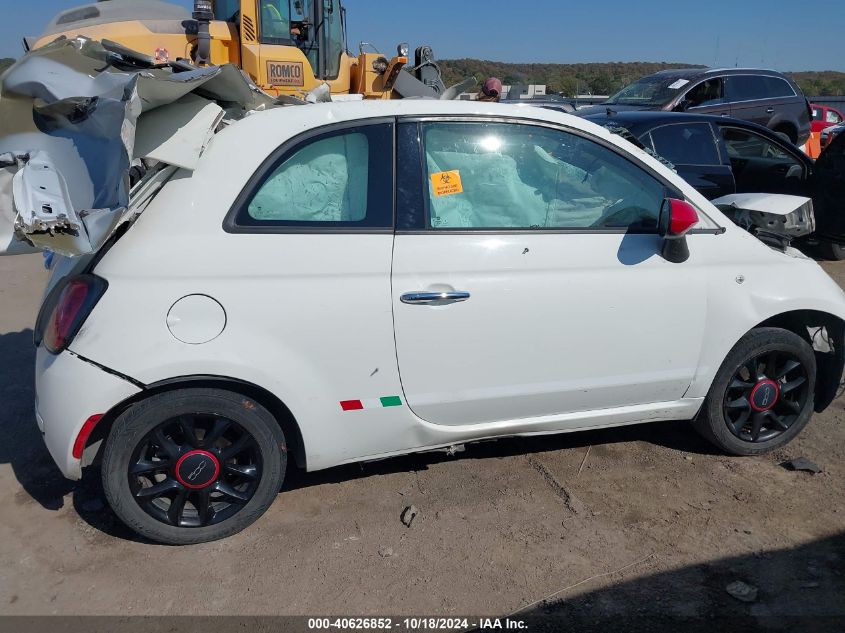 2016 Fiat 500 Pop VIN: 3C3CFFAR7GT247450 Lot: 40626852