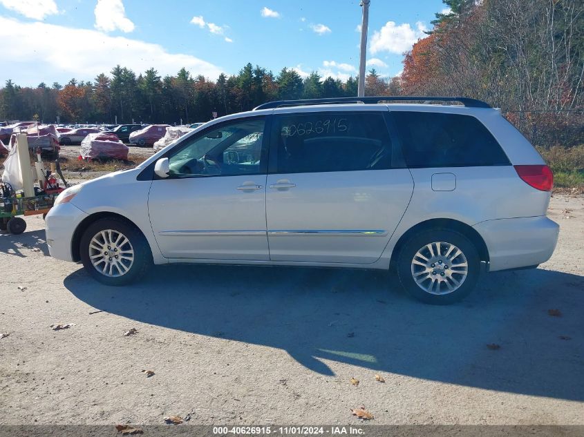 2008 Toyota Sienna Limited VIN: 5TDBK22C28S010009 Lot: 40626915