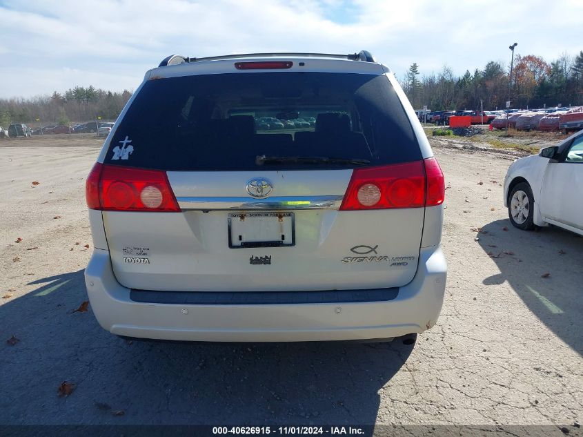 2008 Toyota Sienna Limited VIN: 5TDBK22C28S010009 Lot: 40626915