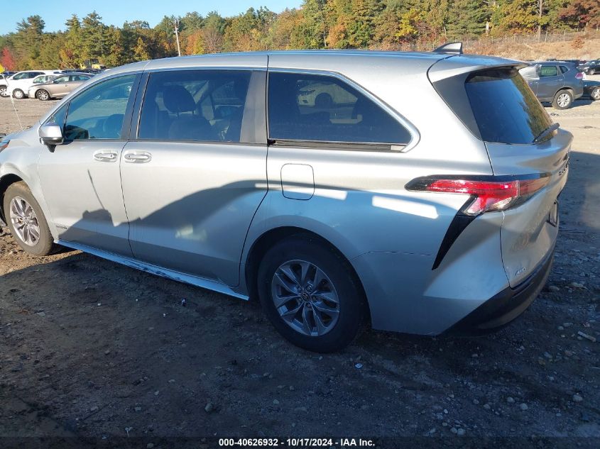 2021 Toyota Sienna Le VIN: 5TDKSKFC5MS006332 Lot: 40626932