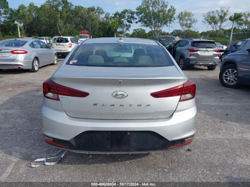 2019 Hyundai Elantra Sel VIN: KMHD84LF9KU743524 Lot: 40626934