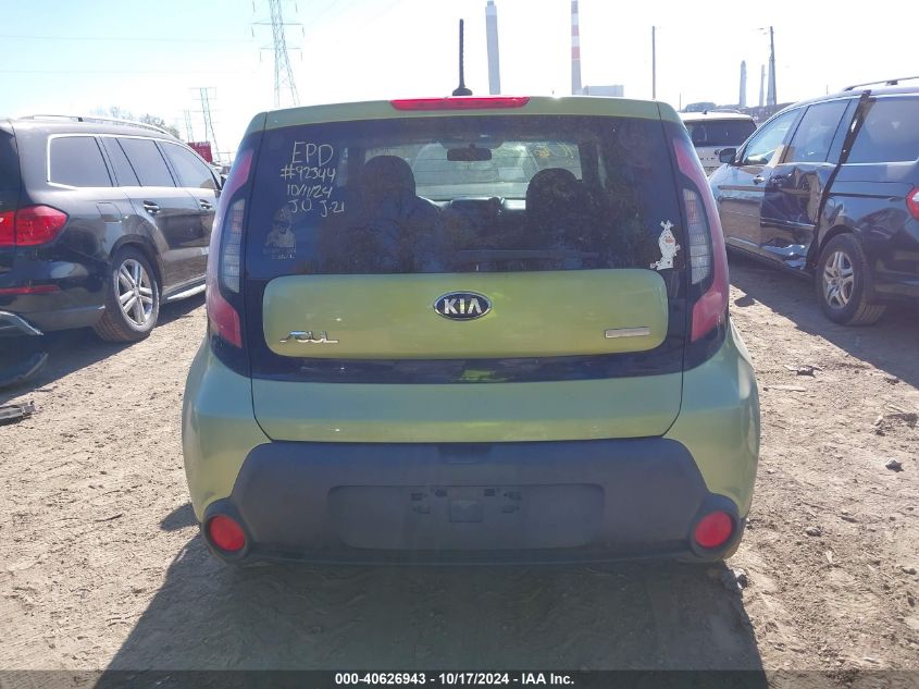 2014 Kia Soul + VIN: KNDJP3A5XE7711490 Lot: 40626943