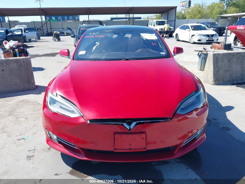 2016 Tesla Model S 60D/70D/75D/85D/90D VIN: 5YJSA1E23GF142490 Lot: 40627006