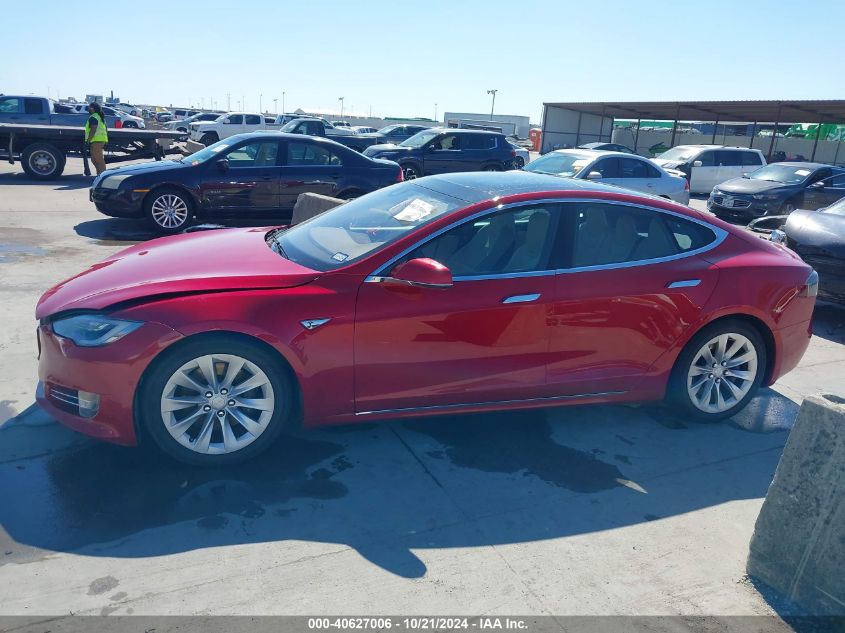 2016 Tesla Model S 60D/70D/75D/85D/90D VIN: 5YJSA1E23GF142490 Lot: 40627006