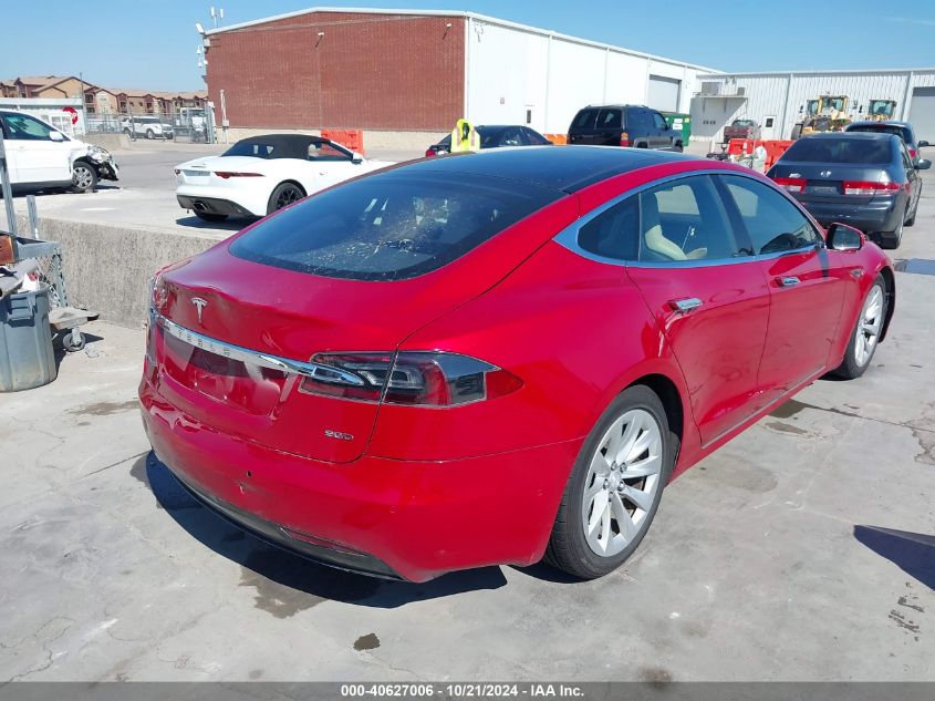 2016 Tesla Model S 60D/70D/75D/85D/90D VIN: 5YJSA1E23GF142490 Lot: 40627006