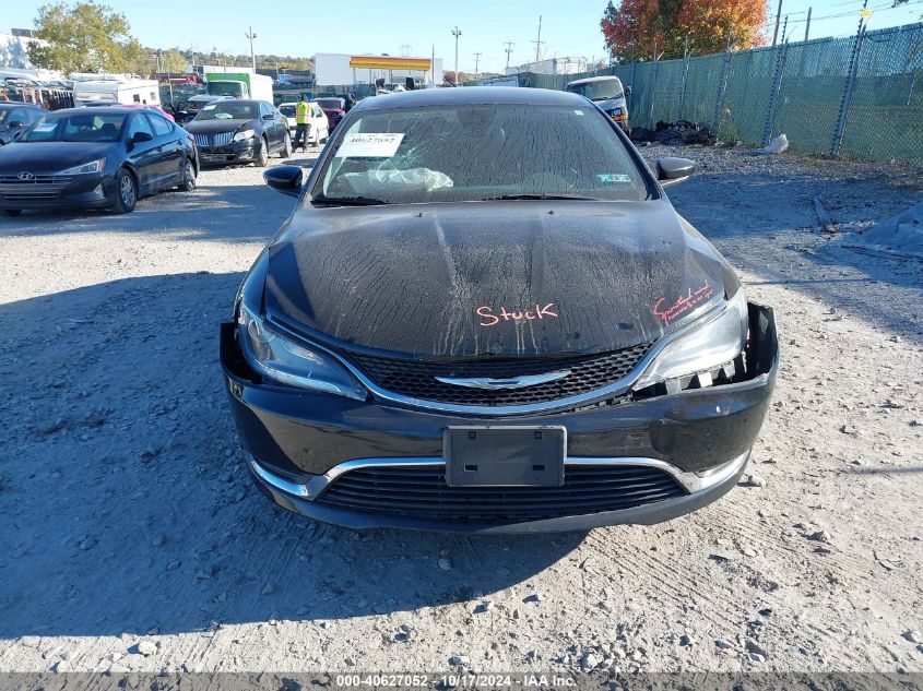 2015 Chrysler 200 Limited VIN: 1C3CCCAB2FN715884 Lot: 40627052