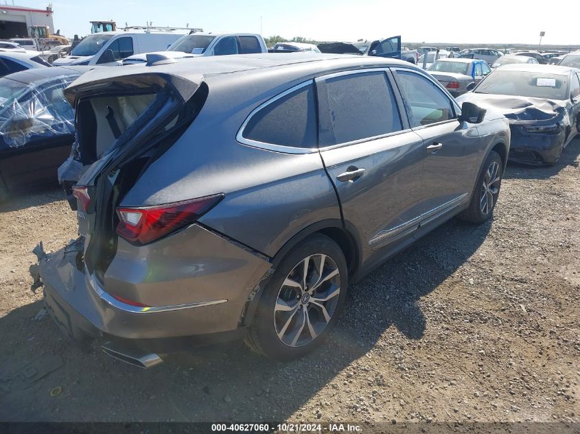 VIN 2G11Z5S36K9124774 2022 ACURA MDX no.4