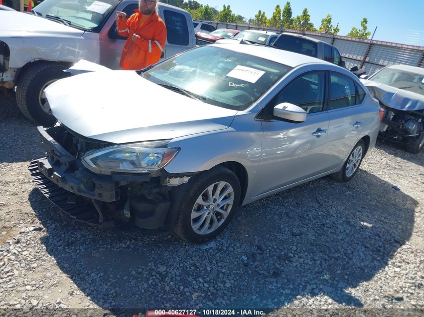 VIN 3N1AB7AP6KY342695 2019 NISSAN SENTRA SV