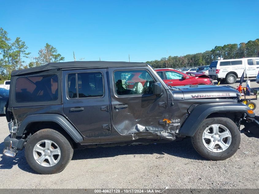 2019 Jeep Wrangler Unlimited Sport S 4X4 VIN: 1C4HJXDN8KW591936 Lot: 40627128