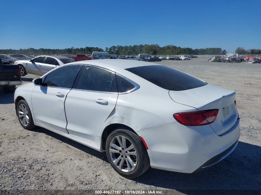 2015 Chrysler 200 Limited VIN: 1C3CCCAB0FN700901 Lot: 40627197