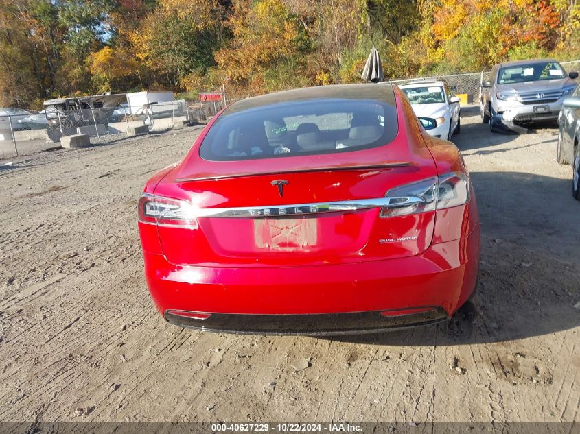 2020 Tesla Model S Performance Dual Motor All-Wheel Drive VIN: 5YJSA1E40LF411928 Lot: 40627229