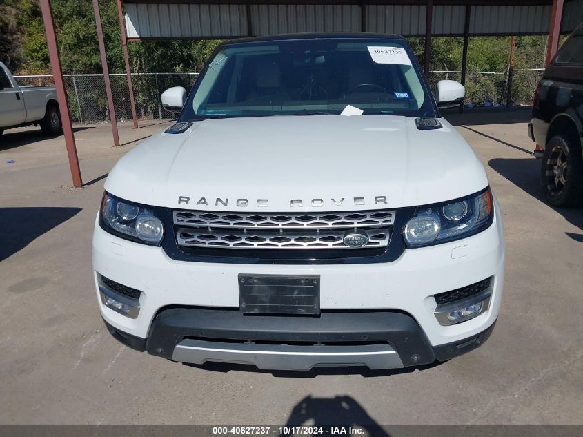 2014 Land Rover Range Rover Sport 3.0L V6 Supercharged Hse VIN: SALWR2WF8EA356455 Lot: 40627237