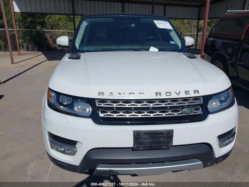 2014 Land Rover Range Rover Sport 3.0L V6 Supercharged Hse VIN: SALWR2WF8EA356455 Lot: 40627237