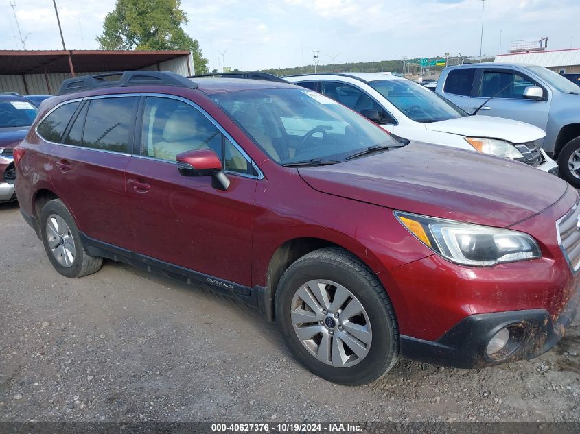 2017 Subaru Outback 2.5I Premium VIN: 4S4BSAHC5H3276221 Lot: 40627376