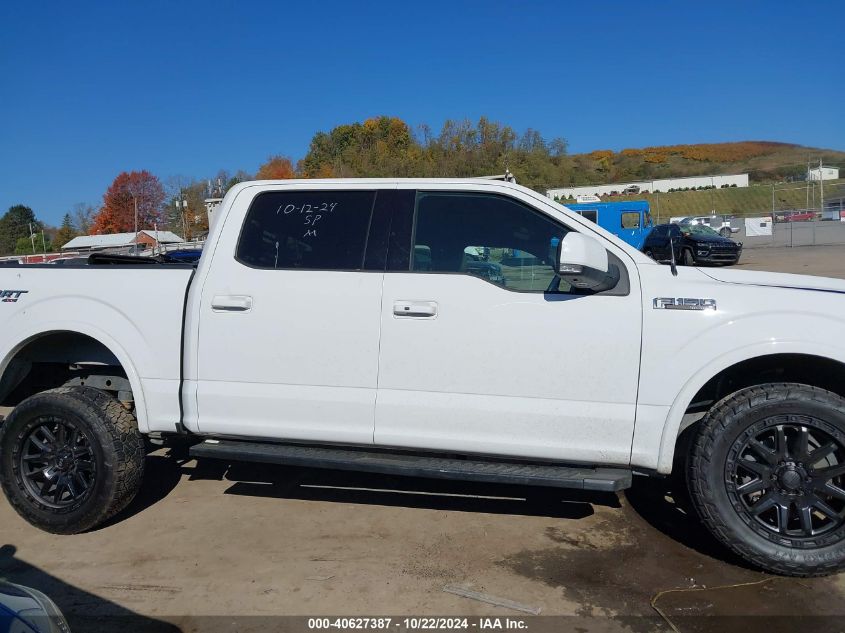 2019 Ford F-150 Lariat VIN: 1FTEW1EP7KFB38229 Lot: 40627387