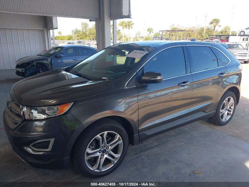 2018 Ford Edge Titanium VIN: 2FMPK3K89JBB66753 Lot: 40627405