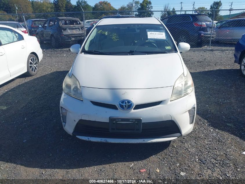 2013 Toyota Prius Three VIN: JTDKN3DU3D5641550 Lot: 40627466