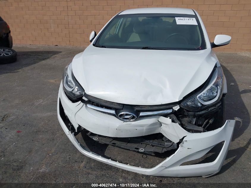 2016 Hyundai Elantra Se VIN: 5NPDH4AEXGH728286 Lot: 40627474