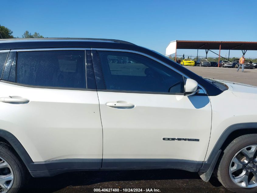 2018 Jeep Compass Limited Fwd VIN: 3C4NJCCB0JT123934 Lot: 40627480