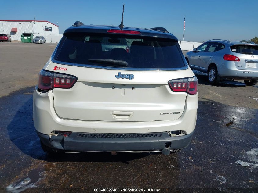 2018 Jeep Compass Limited Fwd VIN: 3C4NJCCB0JT123934 Lot: 40627480