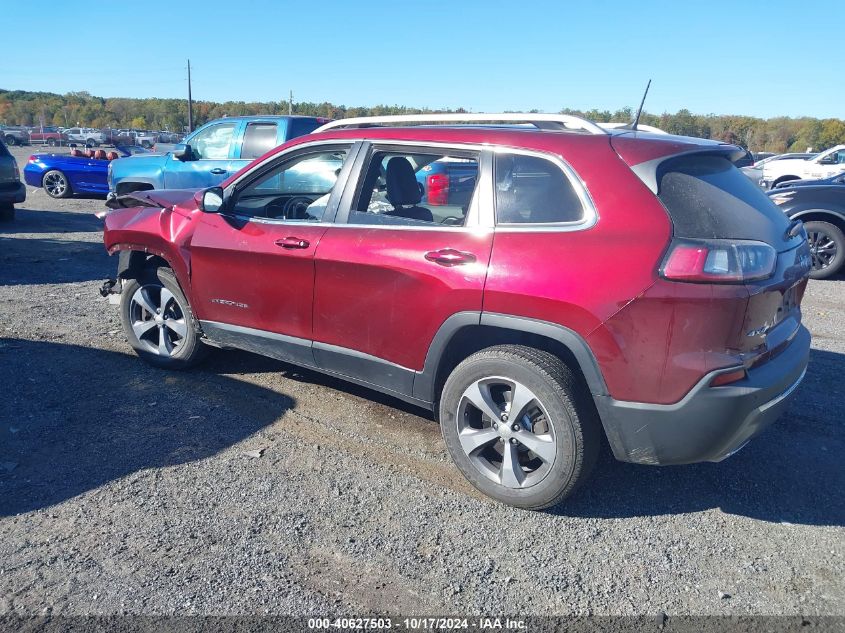 2019 Jeep Cherokee Limited 4X4 VIN: 1C4PJMDX0KD103540 Lot: 40627503