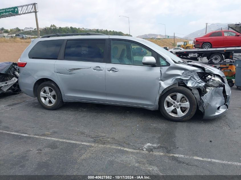 2015 Toyota Sienna Le 8 Passenger VIN: 5TDKK3DC2FS638989 Lot: 40627582