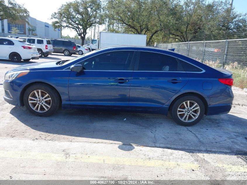 2017 Hyundai Sonata Se VIN: 5NPE24AF4HH563528 Lot: 40627700