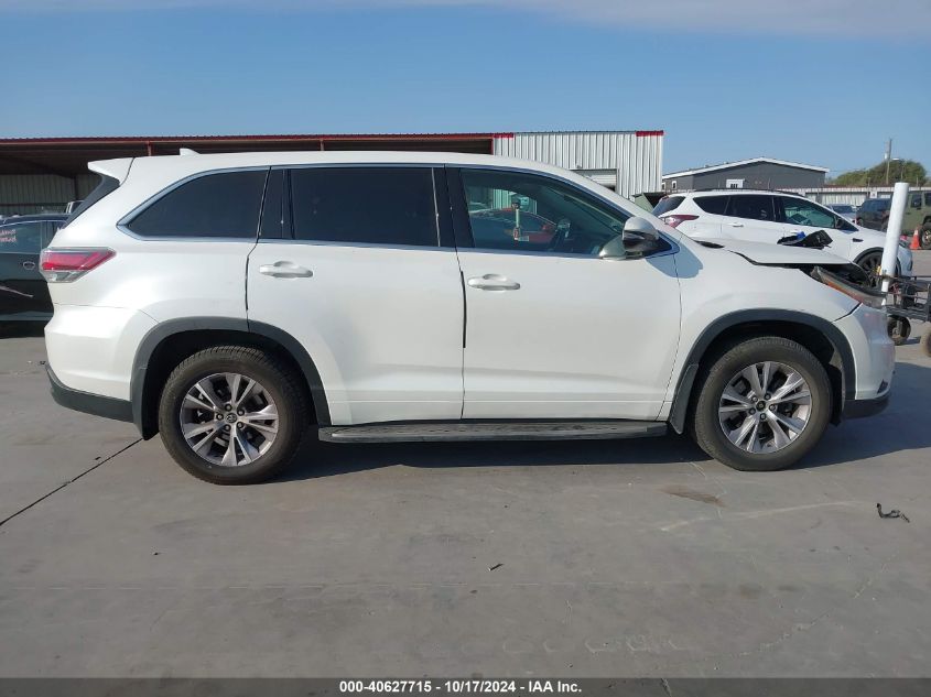 2016 Toyota Highlander Le Plus V6 VIN: 5TDZKRFH0GS141421 Lot: 40627715