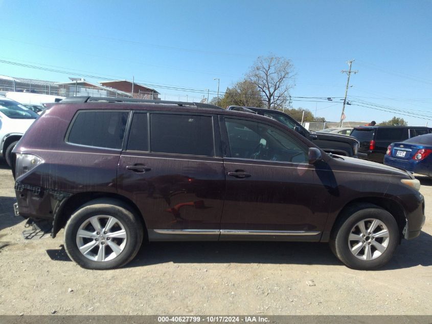 2011 Toyota Highlander Se VIN: 5TDZK3EH3BS038355 Lot: 40627799