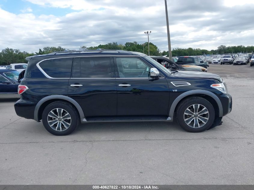 2020 Nissan Armada Sl 4Wd VIN: JN8AY2NC5L9621699 Lot: 40627822