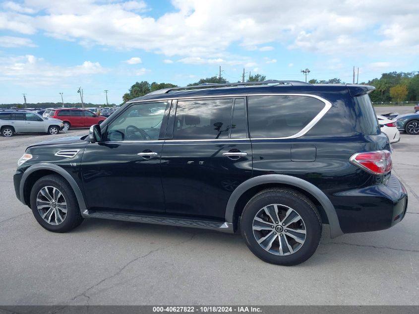 2020 Nissan Armada Sl 4Wd VIN: JN8AY2NC5L9621699 Lot: 40627822