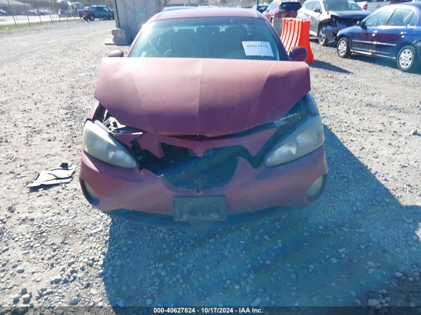 2006 Pontiac Grand Prix VIN: 2G2WP552661135109 Lot: 40627824