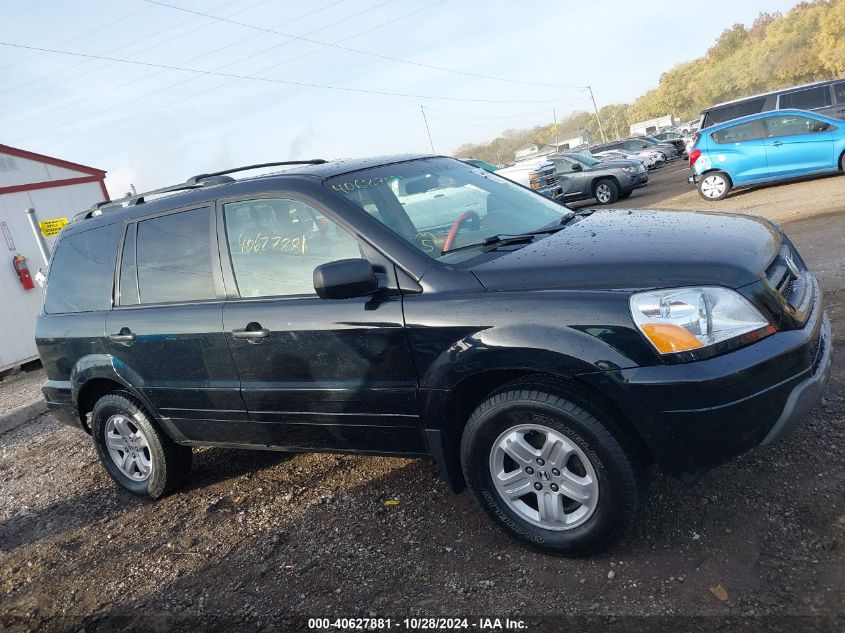 2005 Honda Pilot Ex VIN: 2HKYF18425H567805 Lot: 40627881