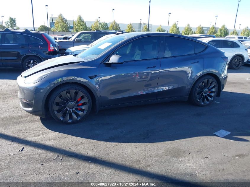 2023 Tesla Model Y Performance Dual Motor All-Wheel Drive VIN: 7SAYGDEF2PF825426 Lot: 40627929