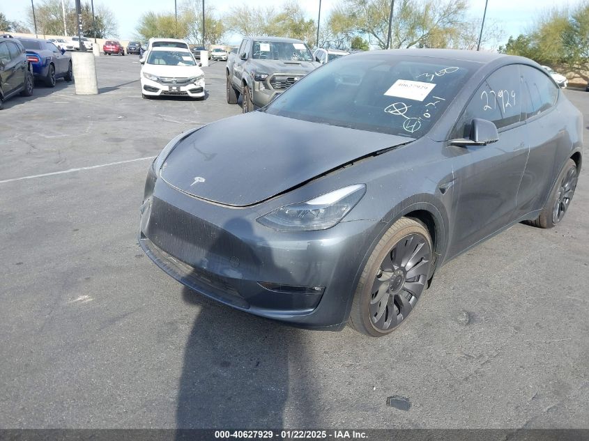 VIN 7SAYGDEF2PF825426 2023 Tesla Model Y, Performan... no.2