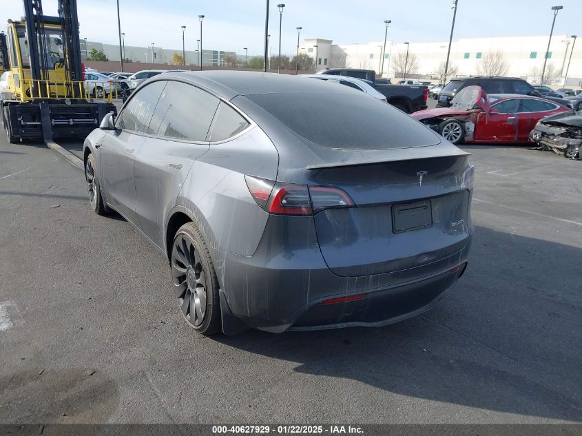 VIN 7SAYGDEF2PF825426 2023 Tesla Model Y, Performan... no.3