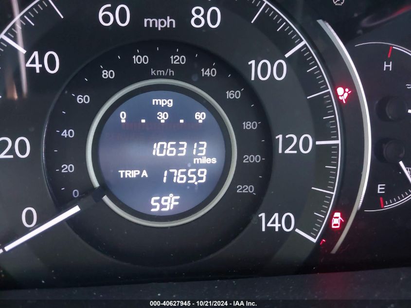 2015 Honda Cr-V Ex-L VIN: 2HKRM3H75FH525050 Lot: 40627945